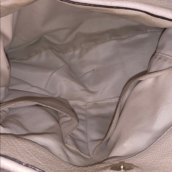 Sold another site —Coach Cream Leather Handbag - Picture 9 of 16